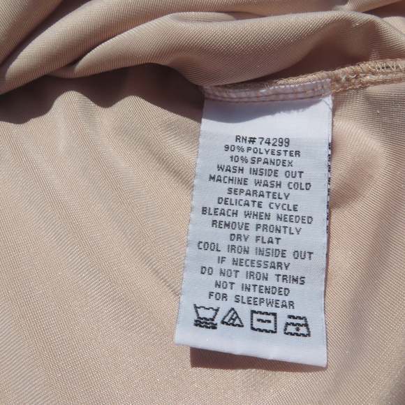 DKNY Girls 4T Dress Sequence Beige barely used - Picture 8 of 8